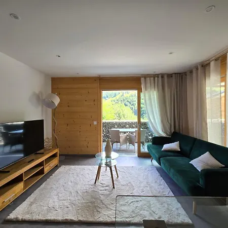 Charmant Appartement De 2 Pieces En Montagne Val d'Illiez Exterior photo